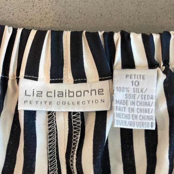 Liz Claiborne Silk Vintage High Rise Pants - Picture 6 of 7